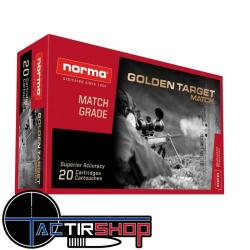 Munitions Norma Golden Target Match.308 Win 10.9g / 168gr boite de 20
