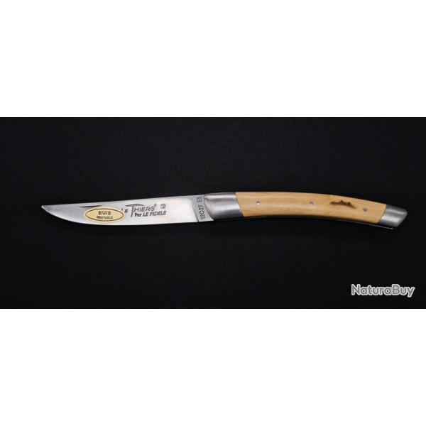 Couteau pliant Le Thiers par le Fid�le - Manche en buis v�ritable