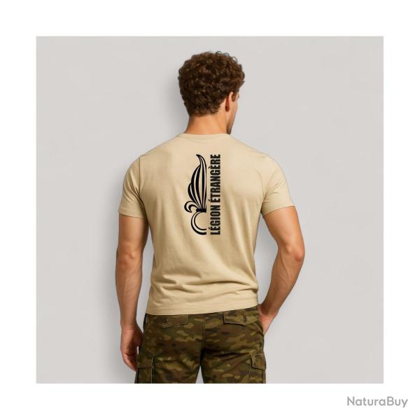 Tee-shirt - L�gion Etrang�re design - Coyote L
