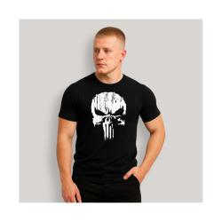 Tee-shirt - Punisher Blanc - Noir XL