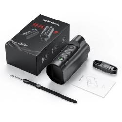 Monoculaire Vision Nocturne 1080P Zoom Num&eacute;rique  5W Port&eacute;e 800 m &Eacute;cran IPS 2" Chasse & Obsevation