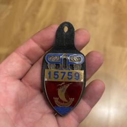 Pucelle num&eacute;rot&eacute;e m&eacute;daille pr&eacute;fecture police