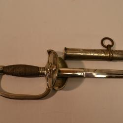 Ep&eacute;e &agrave; clavier GENDARMERIE  Sous-Officier Rengag&eacute; - Mod&egrave;le 1857/72 - Complet avec fourreau