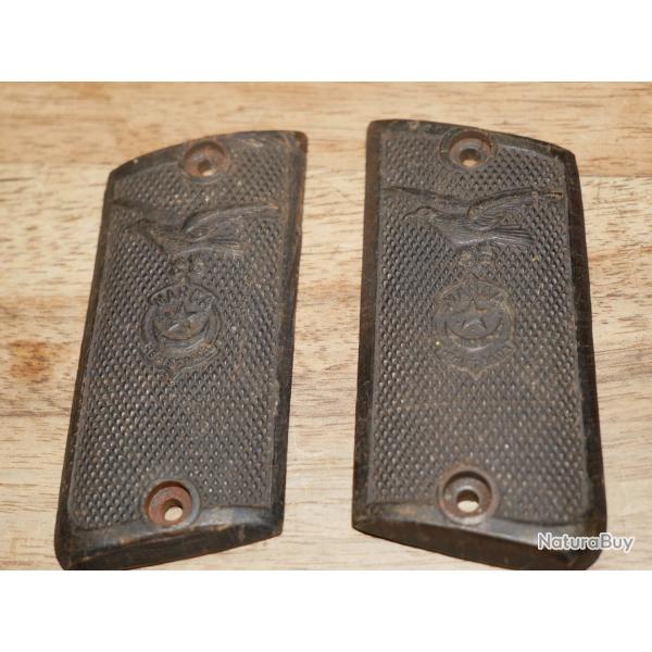 Paire de plaquettes MARCA REGISTRADA pour 7.65mm Espagnol