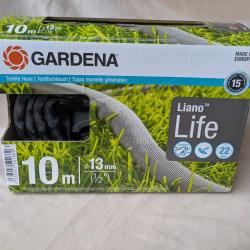 TUYAU D'ARROSAGE NEUF 10 M&Egrave;TRES " GARDENA " 13 MM DE DIAM&Euml;TRE DANS SA BO&Iuml;TE