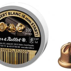 BOITE 100 CARTOUCHES SB 6MM A BLANC