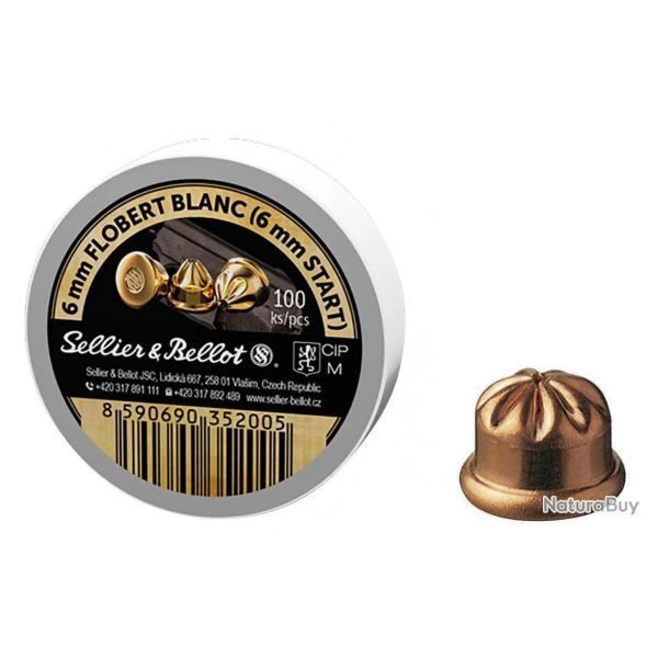 BOITE 100 CARTOUCHES SB 6MM A BLANC