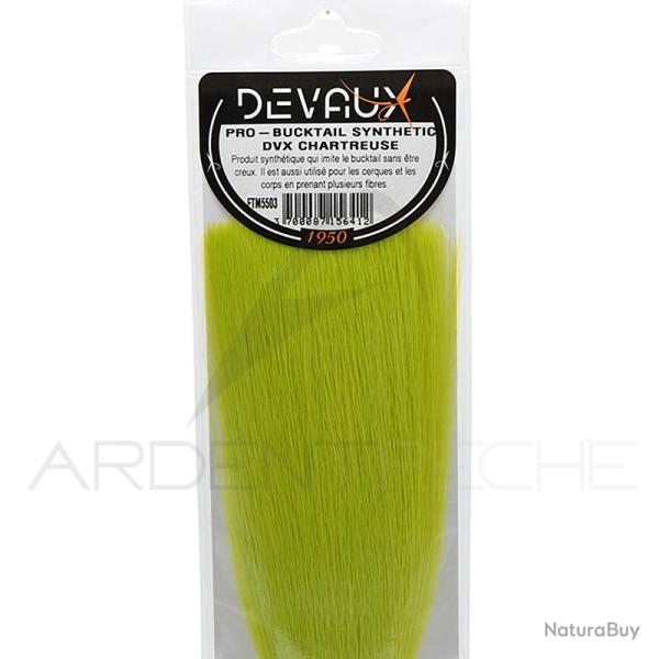 Pro bucktail synth�tique DEVAUX Chartreuse