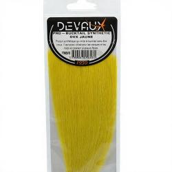 Pro bucktail synth&eacute;tique DEVAUX Jaune