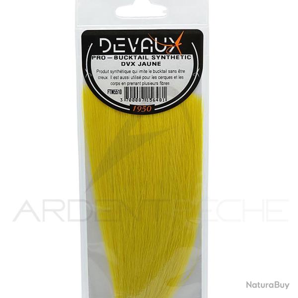 Pro bucktail synth�tique DEVAUX Jaune