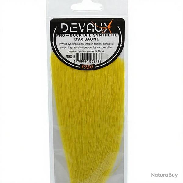 Pro bucktail synth�tique DEVAUX Jaune