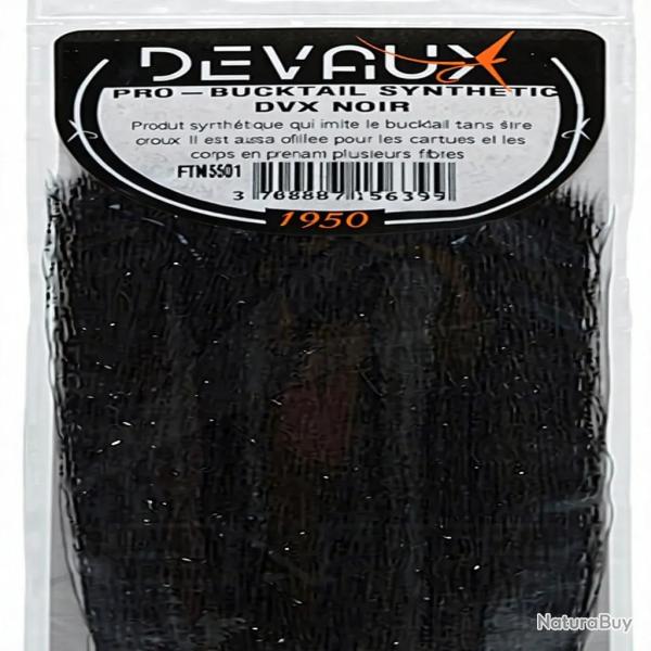 Pro bucktail synth�tique DEVAUX Noir