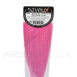 Pro bucktail synth&eacute;tique DEVAUX rose fluo