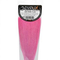Pro bucktail synth&eacute;tique DEVAUX rose fluo