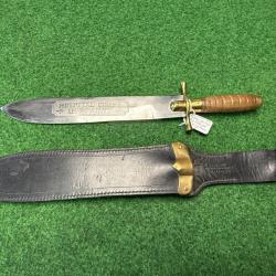 COUTEAU   DE "HOSPITAL CORPS"   MODELE 1887  GUERRES INDIENNES  REPRODUCTION DE  1970  N&deg; 2