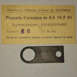 Mas 36 plaquettr d armature NEUVE r&eacute;f 153 610 510 801 vendu par poudrenoirepro