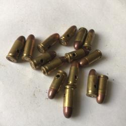 VENDU PAR LE-CUIRASSIER N&deg;23 LOT DE 15 BALLES DE CALIBRE 7,65 MM NEUTRALISEES