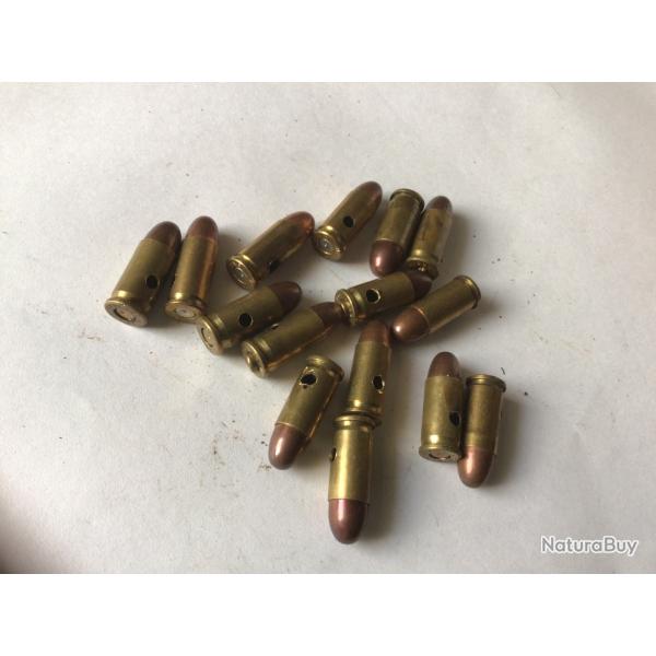 VENDU PAR LE-CUIRASSIER N�23 LOT DE 15 BALLES DE CALIBRE 7,65 MM NEUTRALISEES
