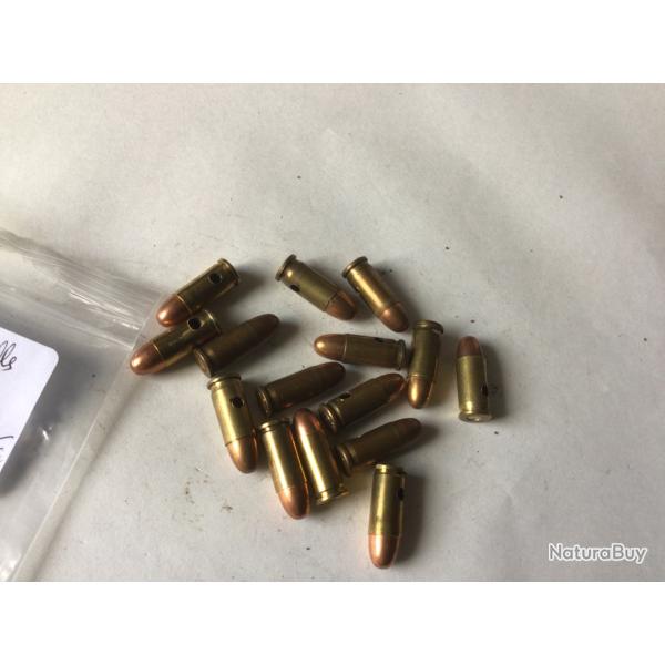 VENDU PAR LE-CUIRASSIER  N�28 LOT DE 15 BALLES DE CALIBRE 7,65 MM NEUTRALISEES