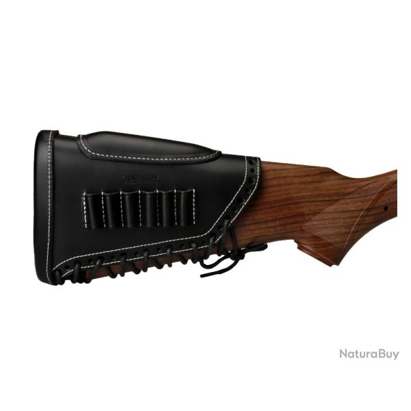 Appui joue - Protection crosse - Cuir (noir)