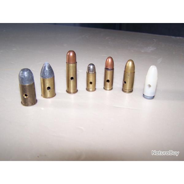 lot de munitions armes de poing militaires fran�aise neutralis�es