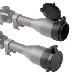 Couvercle de lentille de lunette de vis&eacute;e &agrave; ressort, de 25mm &agrave;  69mm - &agrave; l'unit&eacute; (6)