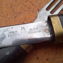 COUTEAU FOURCHETTE OFFICIER MILITAIRE WW2