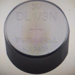 Pile lithium 1/3 n duracell