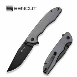 Couteau Pliant SENCUT Sylor Lame Acier D2 Manche G10 Gris Linerlock IKBS S250561