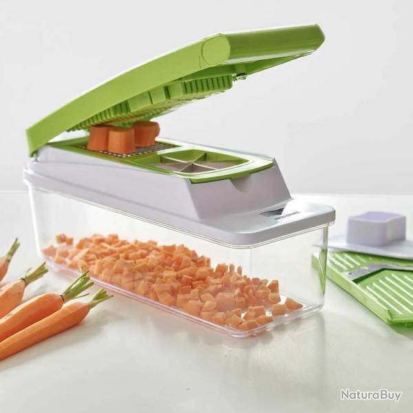 Mandoline verte avec bac r�cup�rateur Pradel France�