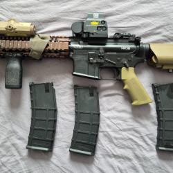 EMG MK18 Gbbr airsoft 6mm equip&eacute; + 4 chargeurs