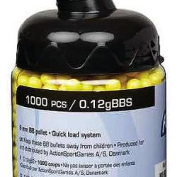 Billes airsoft 0,12g - 1000 pcs en bouteille 14148