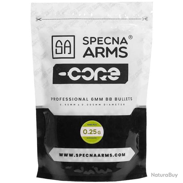 Bo�tiers Specna Arms CORE(TM) BIO 0.25g - 1000 Pcs