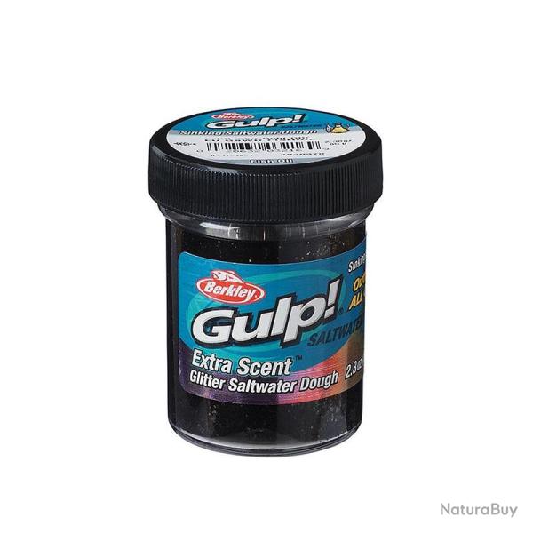 P�te BERKLEY Gulp! Dough saltwater Fishoil black silver glitter