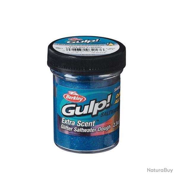 P�te BERKLEY Gulp! Dough saltwater Fishoil blue silver glitter