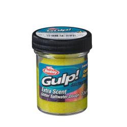 P&acirc;te BERKLEY Gulp! Dough saltwater Fishoil ss yellow silver glitter