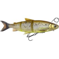 Leurre souple SAVAGE GEAR 3D line thru whitefish 17cm Brown chartreuse