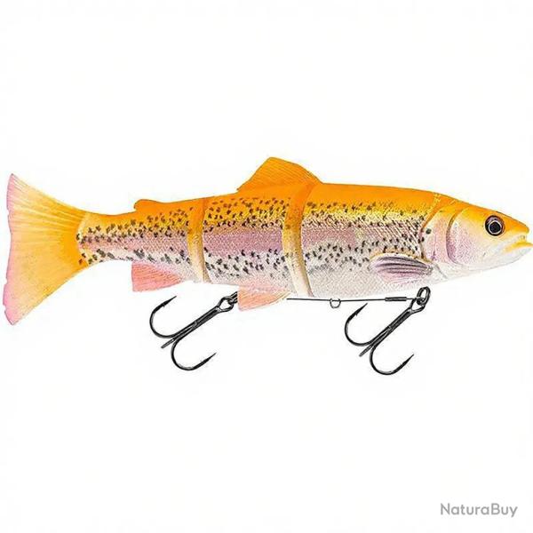 Leurre souple SAVAGE GEAR 3D line thru trout 15cm sinking Golden albino