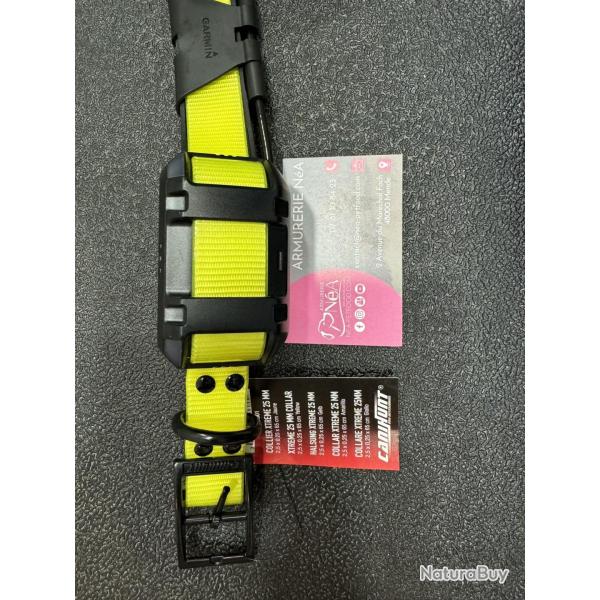 Collier CANIHUNT XTREME PU convient pour colliers GARMIN MARRON