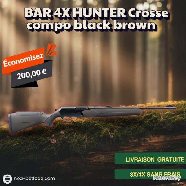 BAR 4X HUNTER Crosse compo black brown LIVRAISON OFFERTE .300 Win Mag
