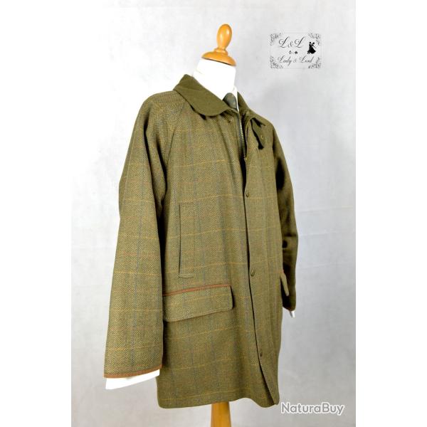 Manteau Chrysalis tweed vert fonc� taille XL
