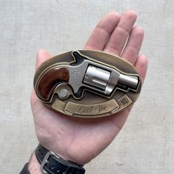 ROHM Little Joe - Revolver dans boucle de ceinture 5 coups calibre 6mm Flobert &agrave; Blanc - Cat&eacute;gorie B