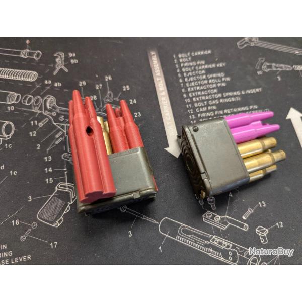M1 GARAND, r�ducteur � 5 cartouches pour clip 30-06 ou 270W