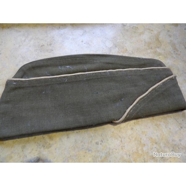calot troupe US Army cap garisson 1941 field cap ww2  cavalerie jaune dor�