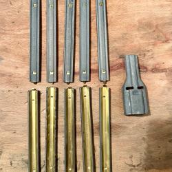 Lot 10 lames chargeur + chargette 223 rem