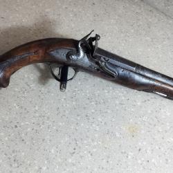 Pistolet &agrave; silex Italiens, Frachetti & Minelli, Brescia, vers 1800.