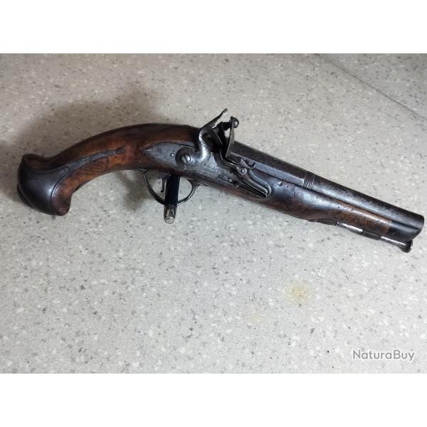Pistolet � silex Italiens, Frachetti & Minelli, Brescia, vers 1800.