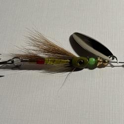 cuiller tube fly 6 grs Truite & perche fabrication Fran&ccedil;aise
