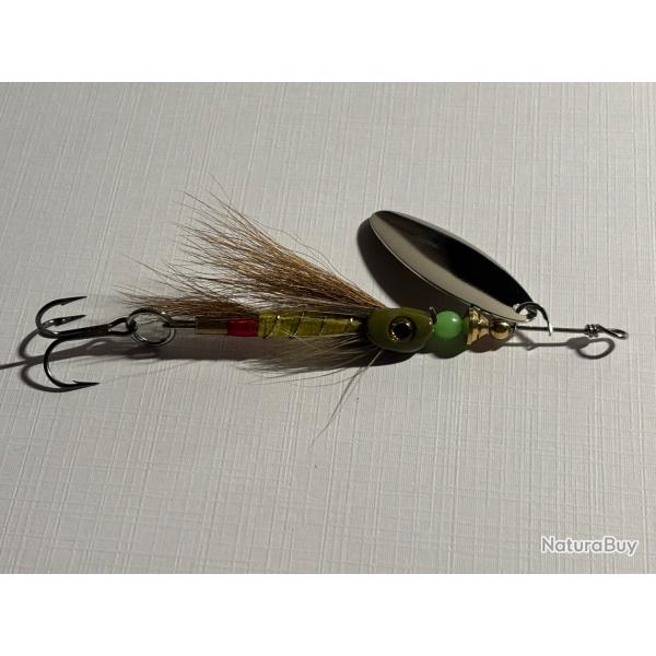 cuiller tube fly 6 grs Truite & perche fabrication Fran�aise