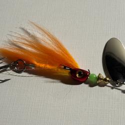 cuiller tube fly 6 grs Truite & perche fabrication Fran&ccedil;aise CTB14